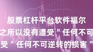股票杠杆平台软件福尔道核设施之所以没有遭受＂任何不可逆转的损害＂